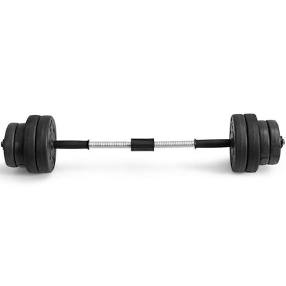 66 Lbs Fitness Dumbbell Weight Set with Adjustable Weight Plates and Handle